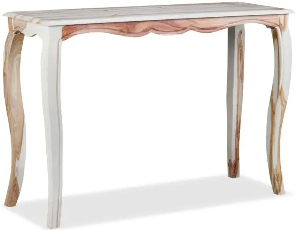 vidaXL Console Table Solid Sheesham Wood 43.3"x15.7"x30"