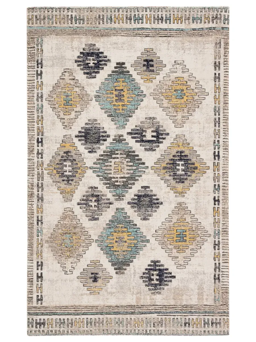 Polaris Dez Blue 2' x 3' Rug