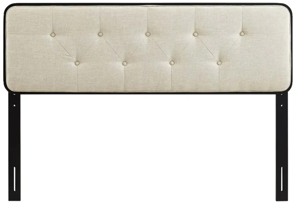 Modway - Collins Tufted Queen Fabric and Wood Headboard