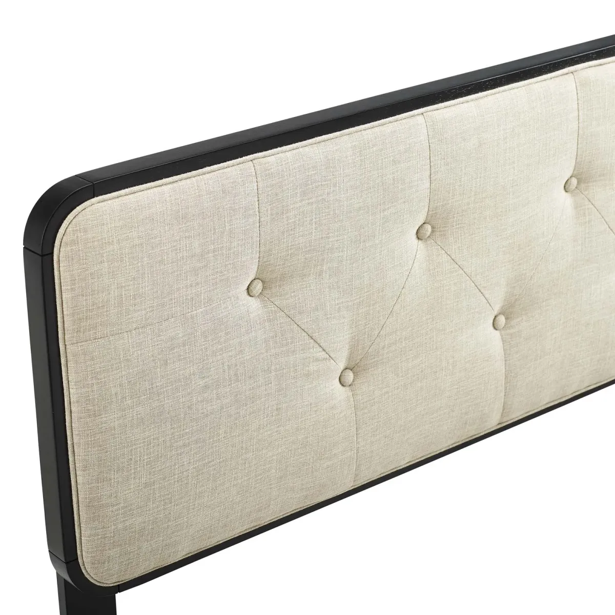 Modway - Collins Tufted Queen Fabric and Wood Headboard