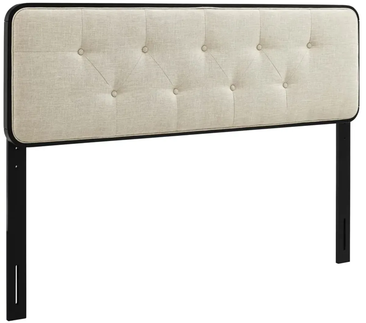 Modway - Collins Tufted Queen Fabric and Wood Headboard