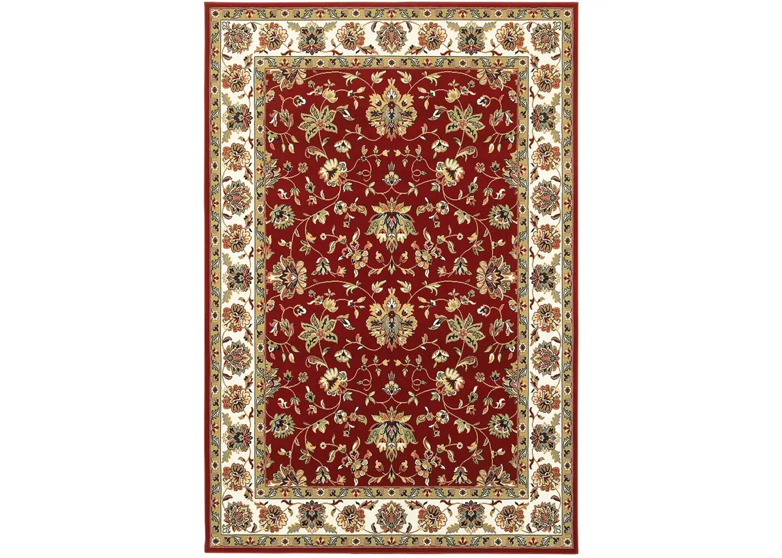 Kashan 1'10" x 3' Red Rug