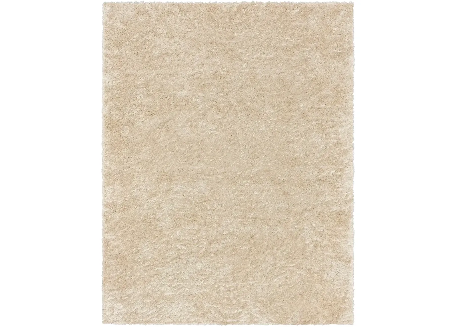 Billow Shag Billow Shag Ivory 6' 6" X 9' Rug