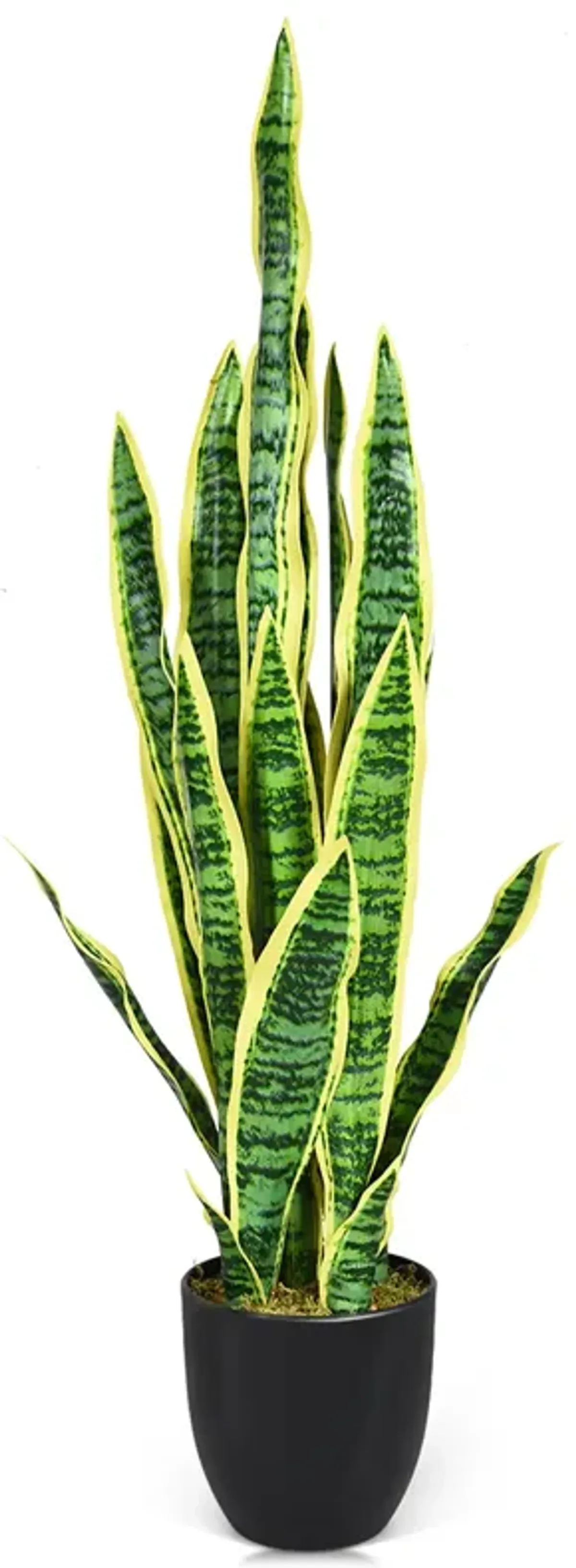 35.5 Inch Indoor-Outdoor Decoration Fake Artificial Snake Plant