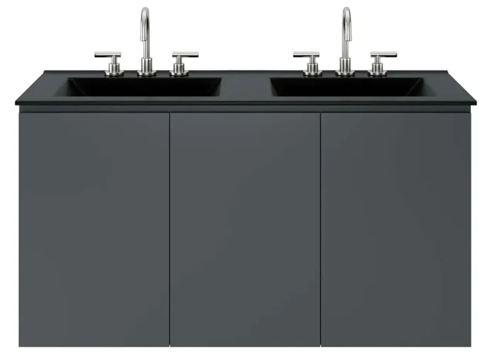 Bryn 48" Wall-Mount Double Sink Bathroom Vanity