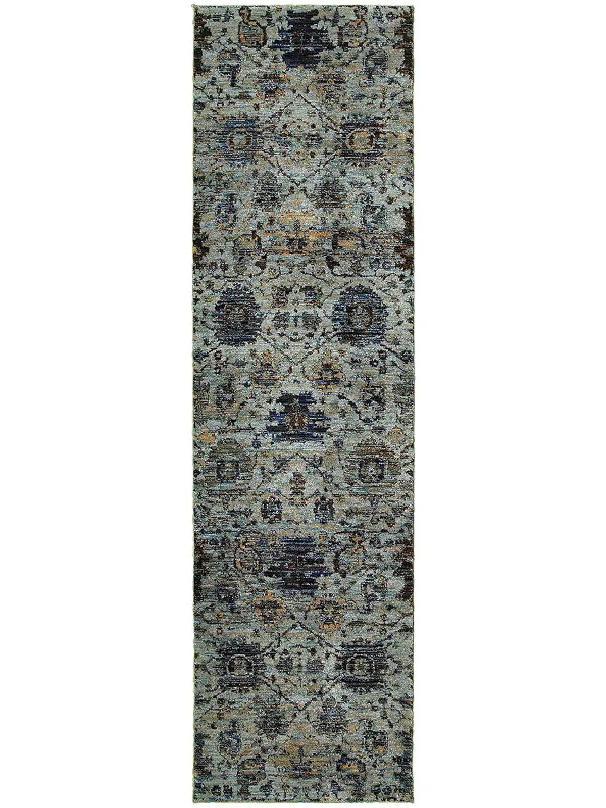 Andorra 7'10" x 10'10" Blue Rug