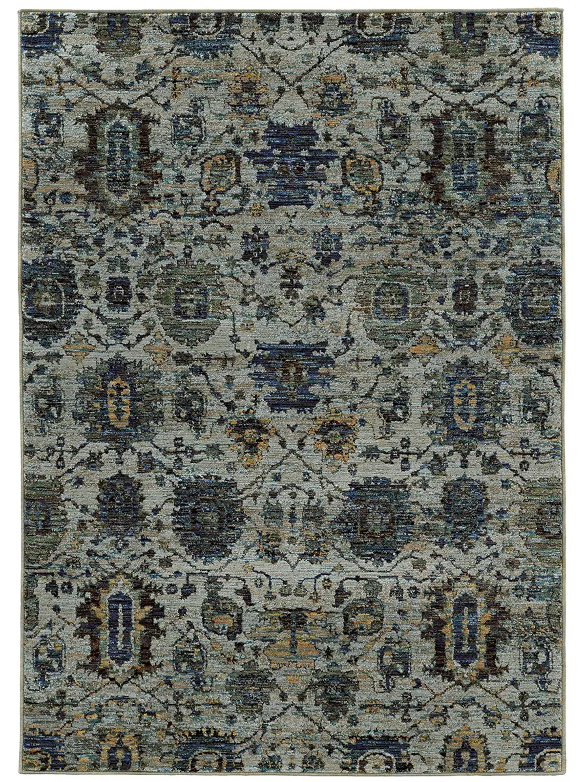 Andorra 7'10" x 10'10" Blue Rug