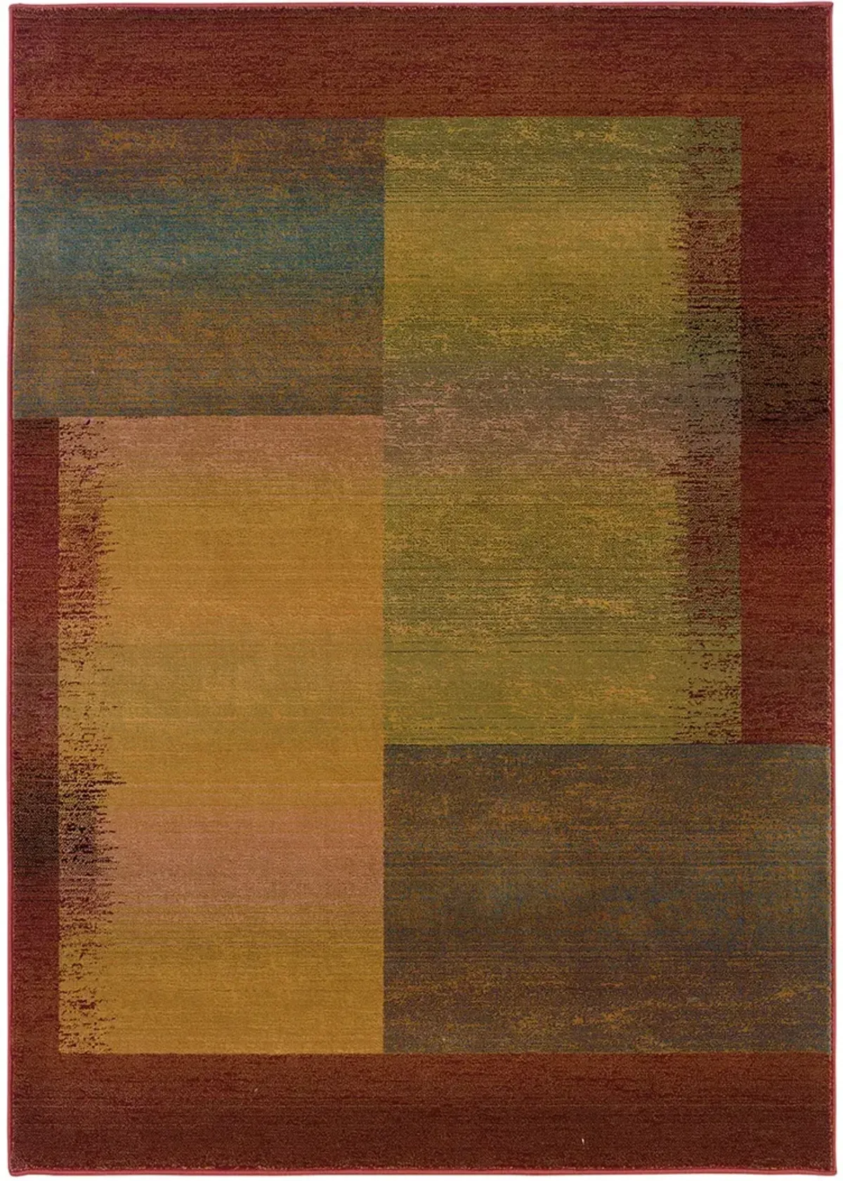 Kharma II 2'6" x 9'1" Green Rug