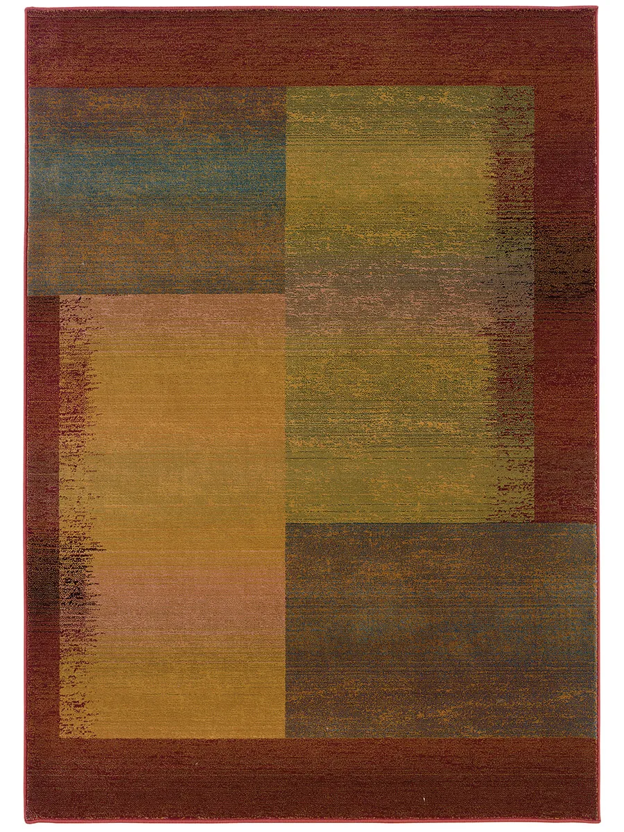 Kharma II 2'6" x 9'1" Green Rug