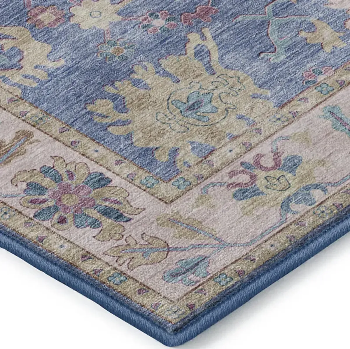 Hatay HY7 Blue 20" x 30" Rug