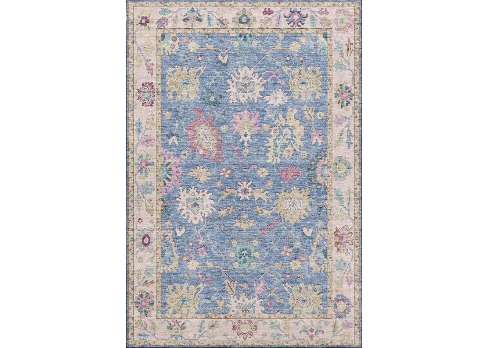 Hatay HY7 Blue 20" x 30" Rug