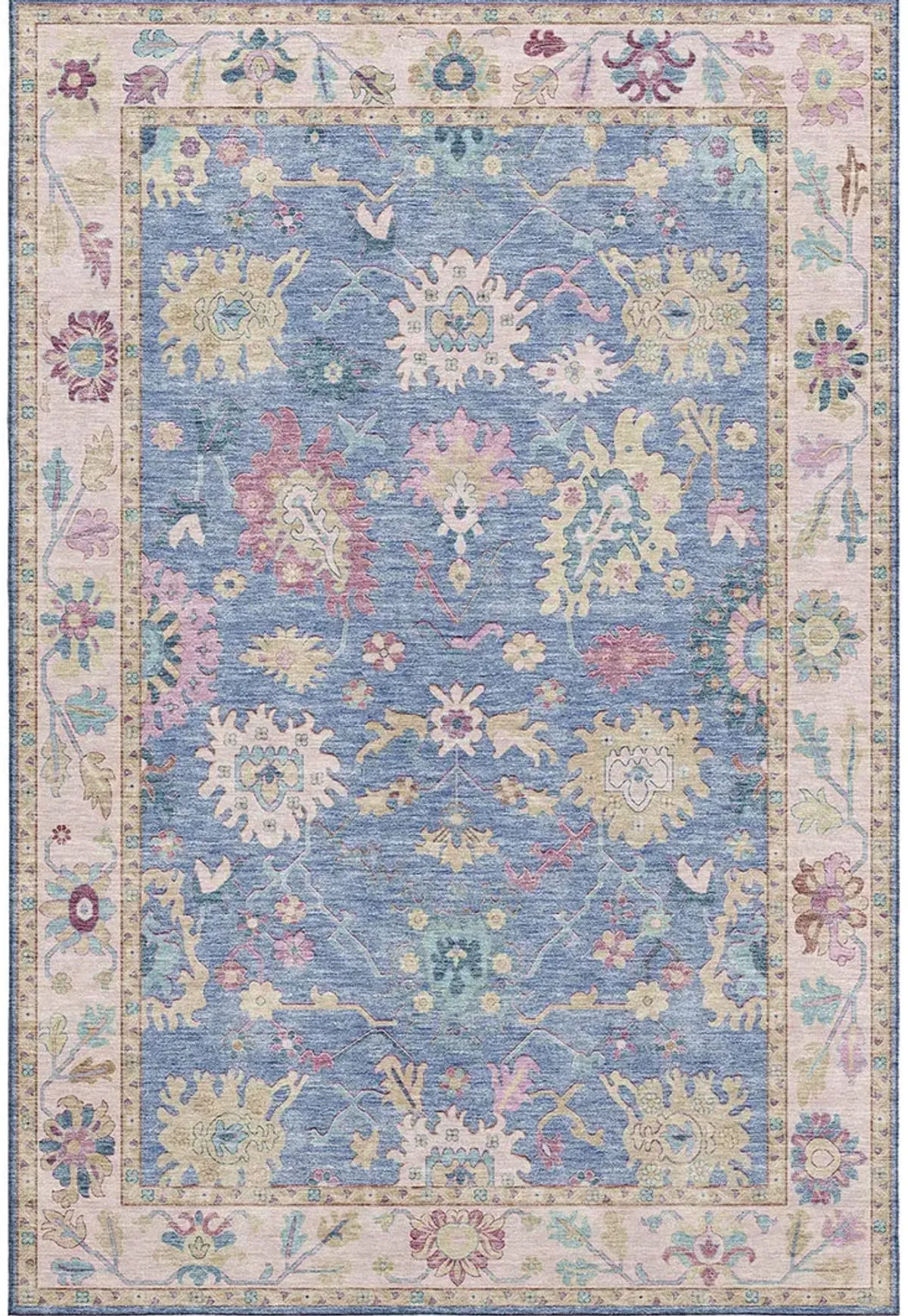 Hatay HY7 Blue 20" x 30" Rug