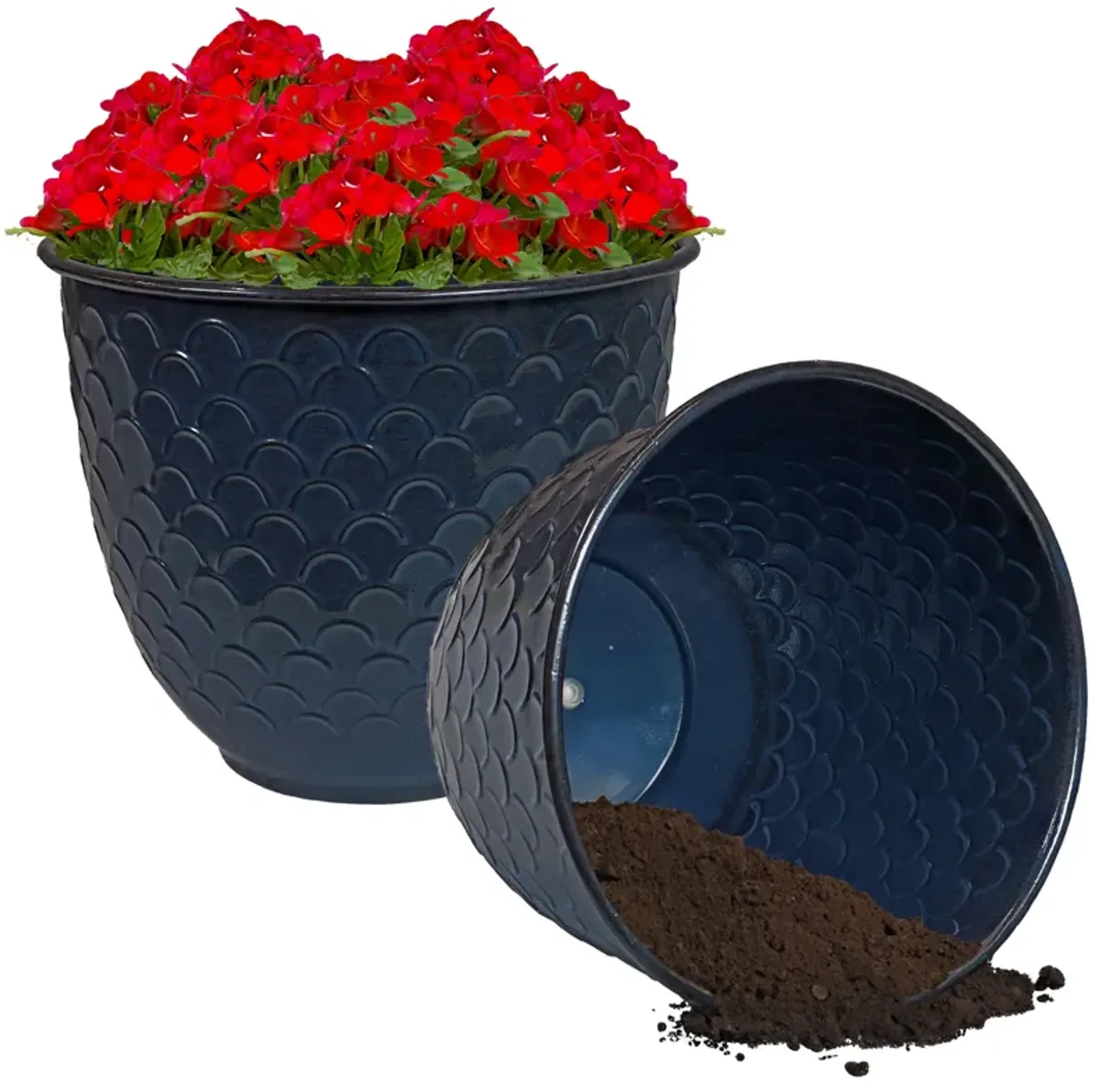 Dinah Metal Outdoor Planter Set of 2