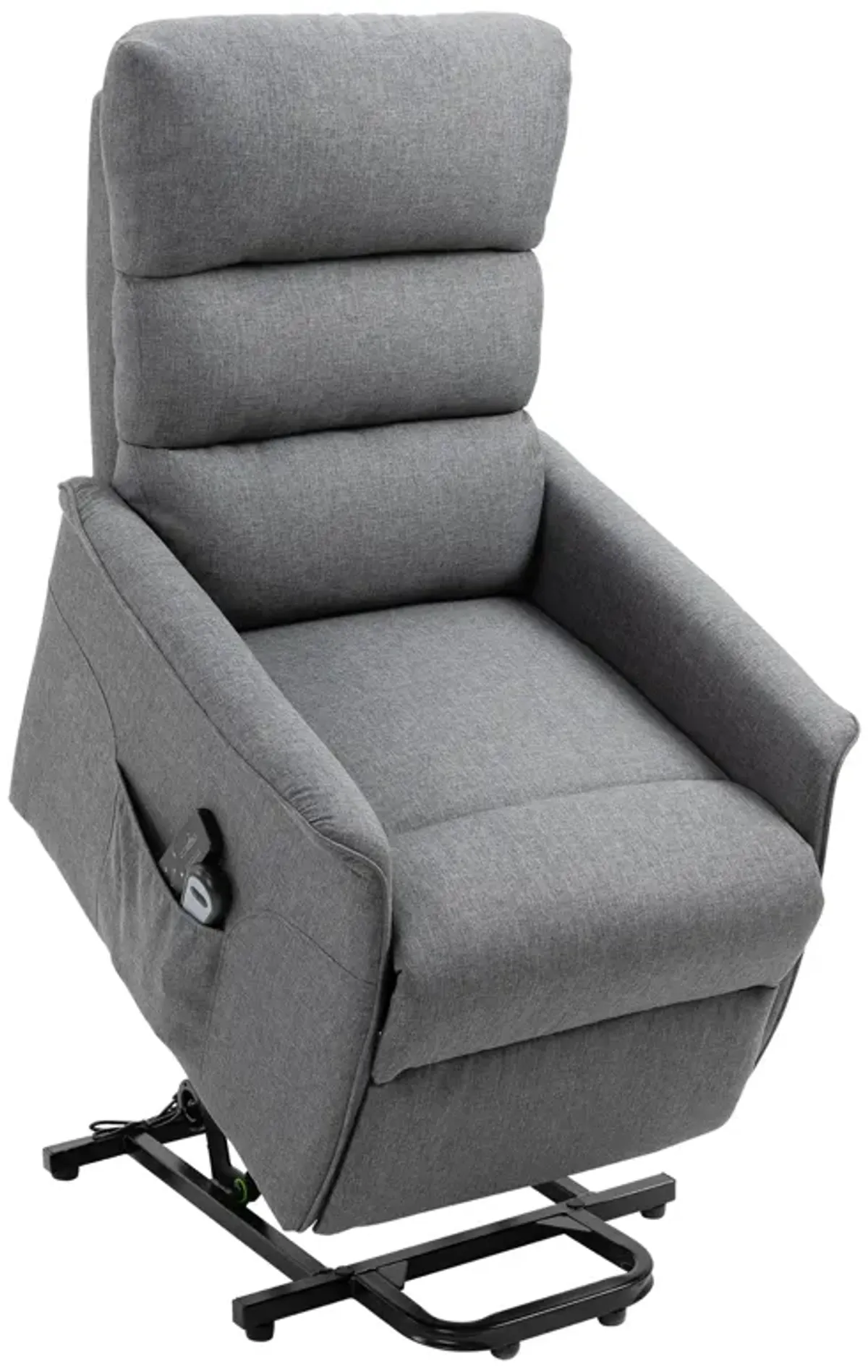 Gray Assisted Relaxation: Electric Lift Recliner Chair for Elderly