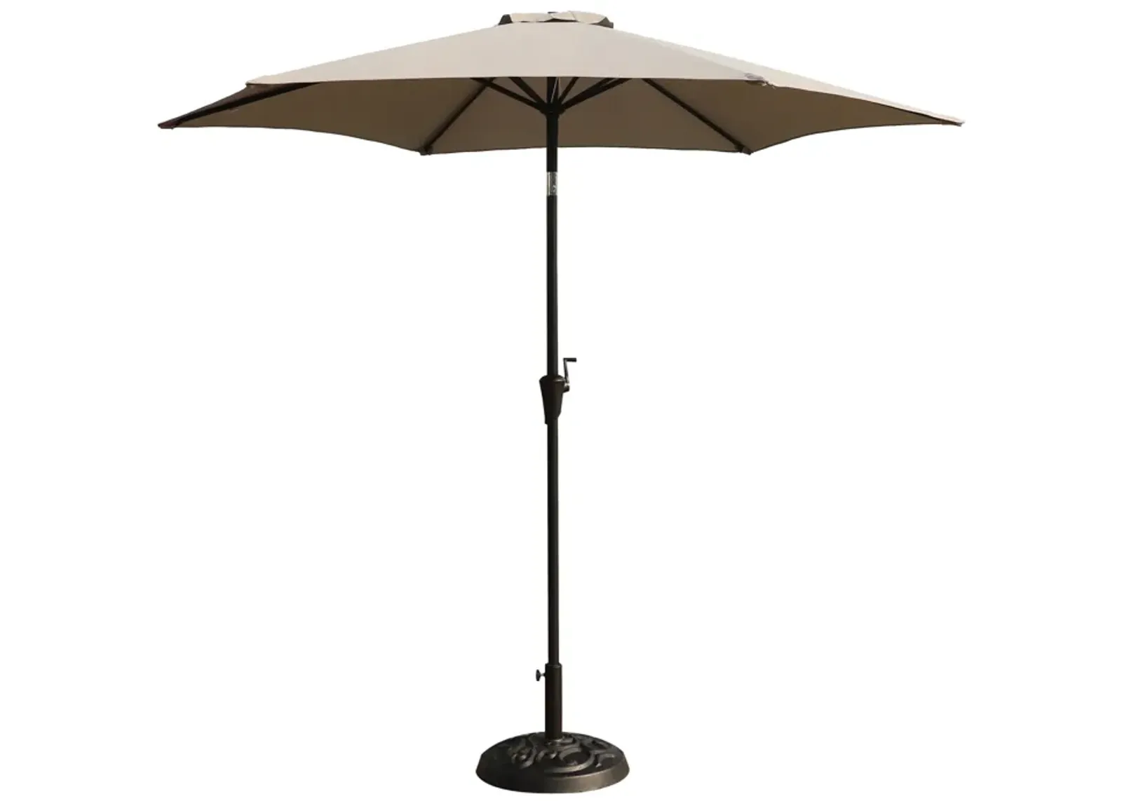 9' Pole Beige Umbrella with Carry Bag