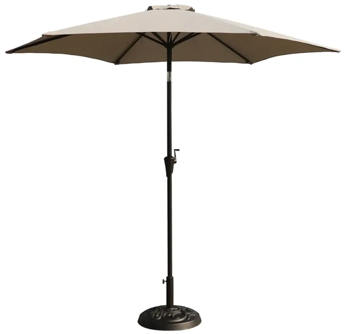 9' Pole Beige Umbrella with Carry Bag