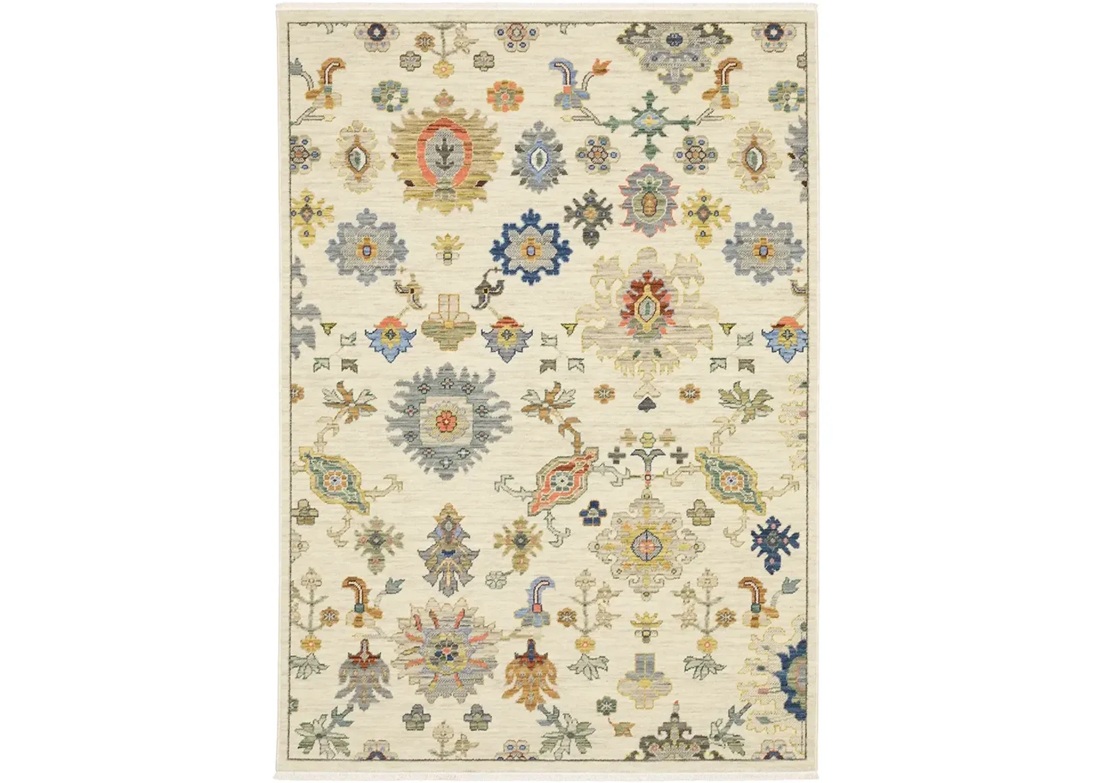 Lucca 3'3" x 5' Ivory Rug