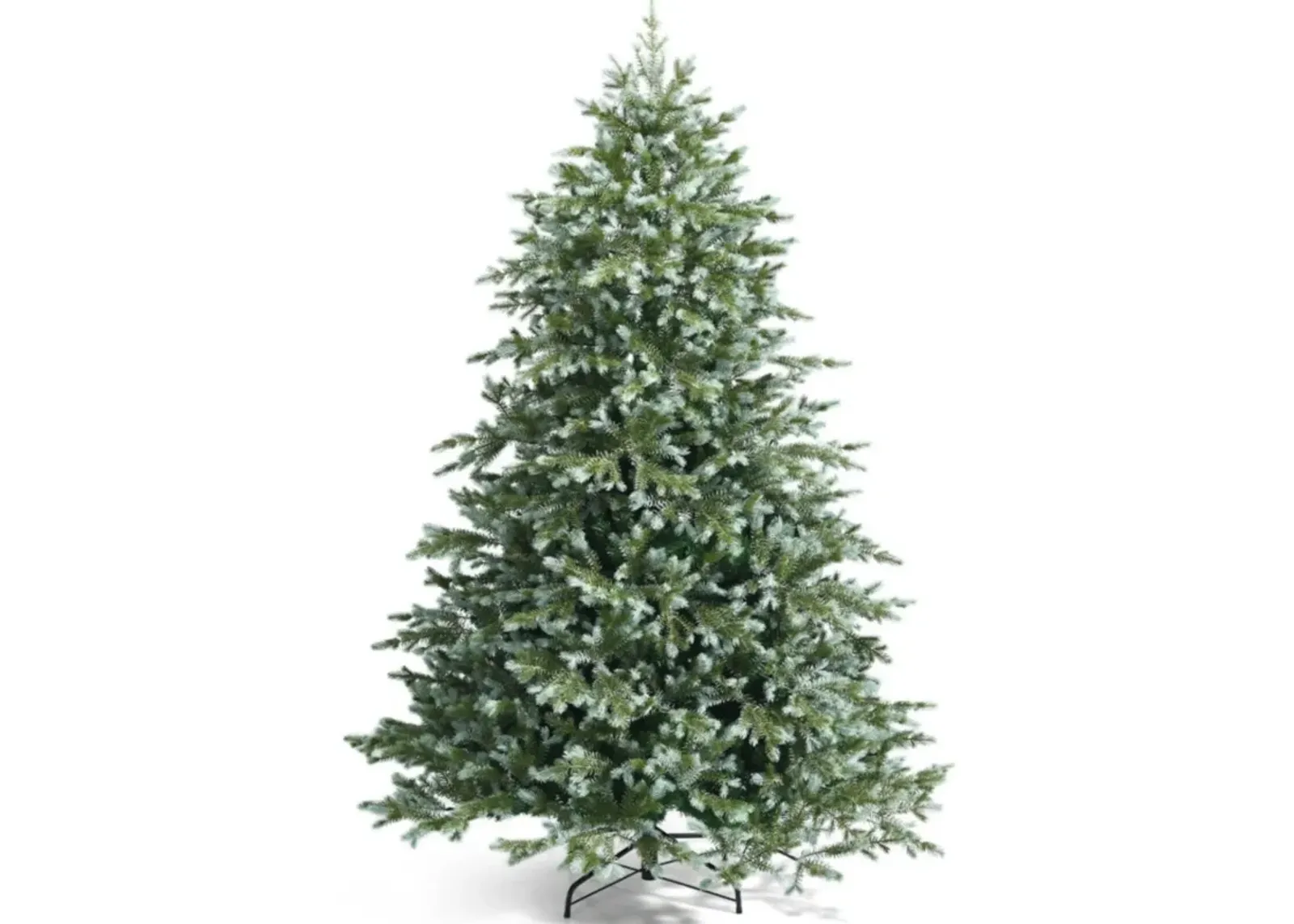 7 Feet Artificial Christmas Tree with 1260 Mixed PE and PVC Tips