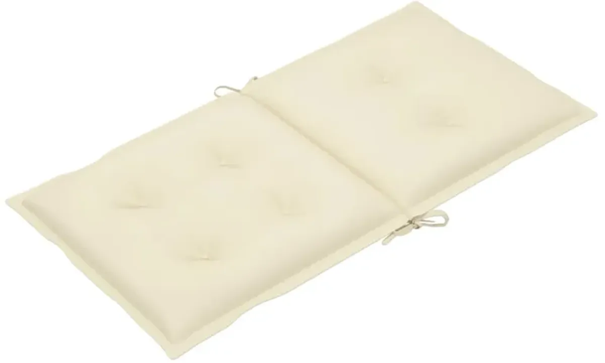 vidaXL Garden Chair Cushions 6 pcs Cream 39.4"x19.7"x2.8"