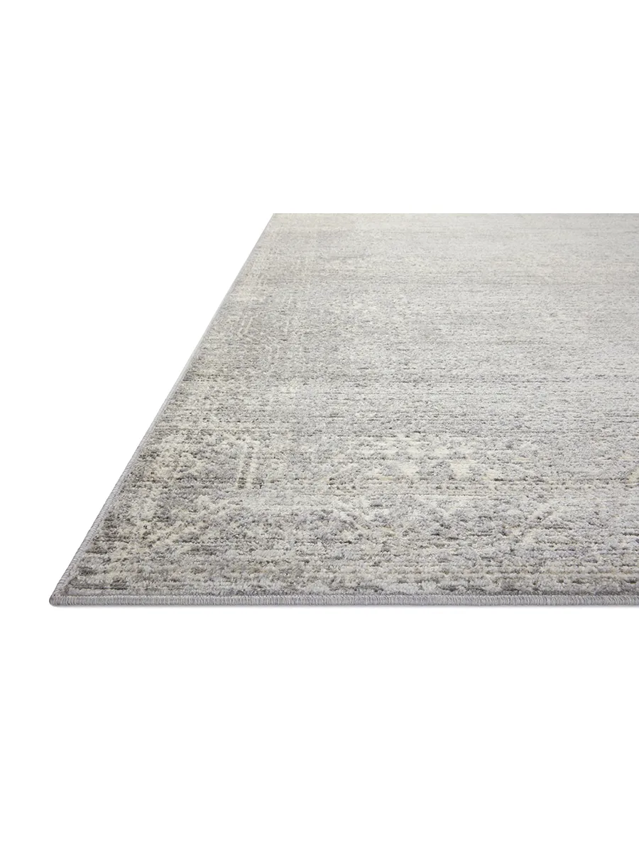 Indra INA02 Silver/Ivory 6'3" x 9' Rug