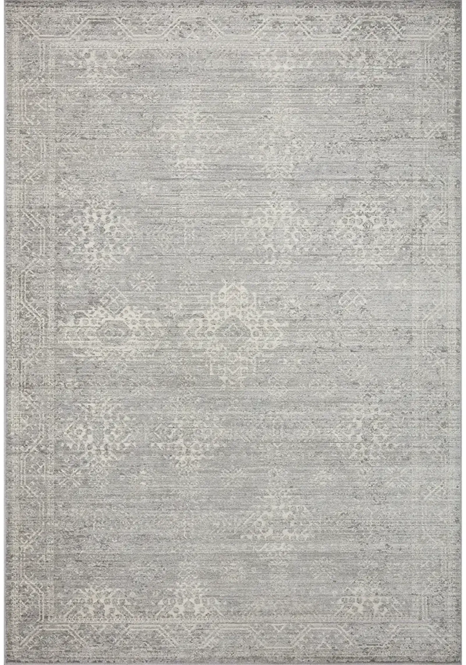 Indra INA02 Silver/Ivory 6'3" x 9' Rug