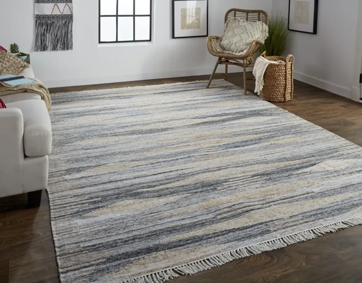 Beckett 0815F Gray/Tan/Silver 3'6" x 5'6" Rug