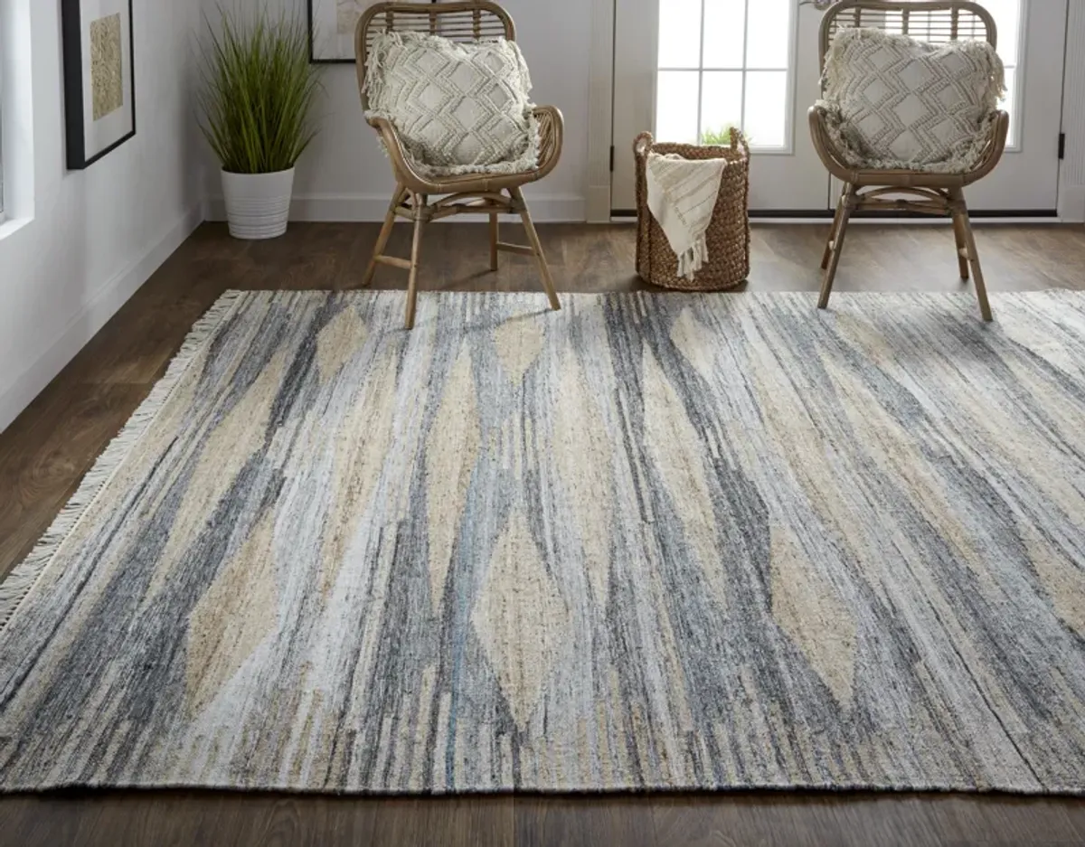 Beckett 0815F Gray/Tan/Silver 3'6" x 5'6" Rug