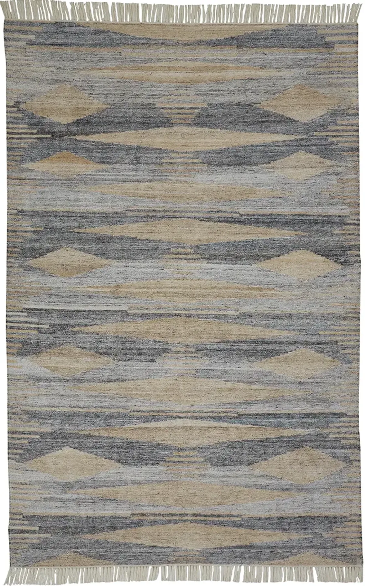 Beckett 0815F Gray/Tan/Silver 3'6" x 5'6" Rug