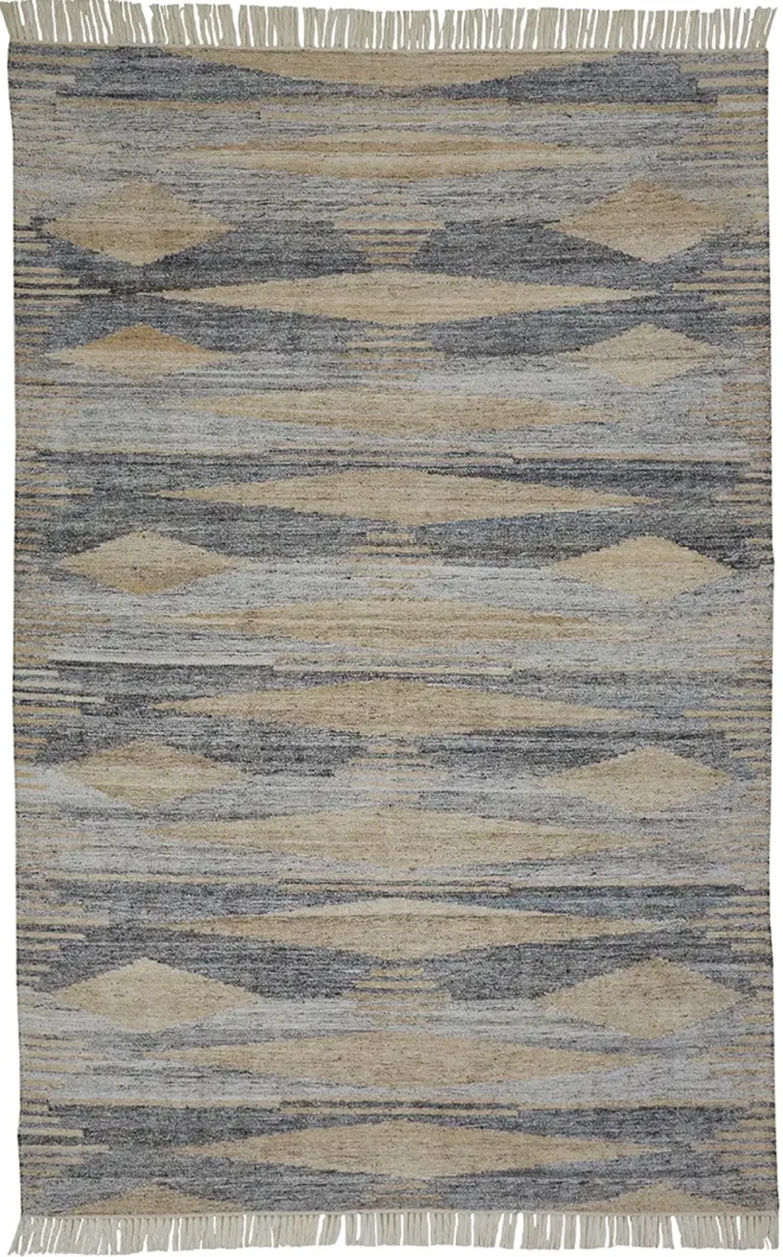 Beckett 0815F Gray/Tan/Silver 3'6" x 5'6" Rug