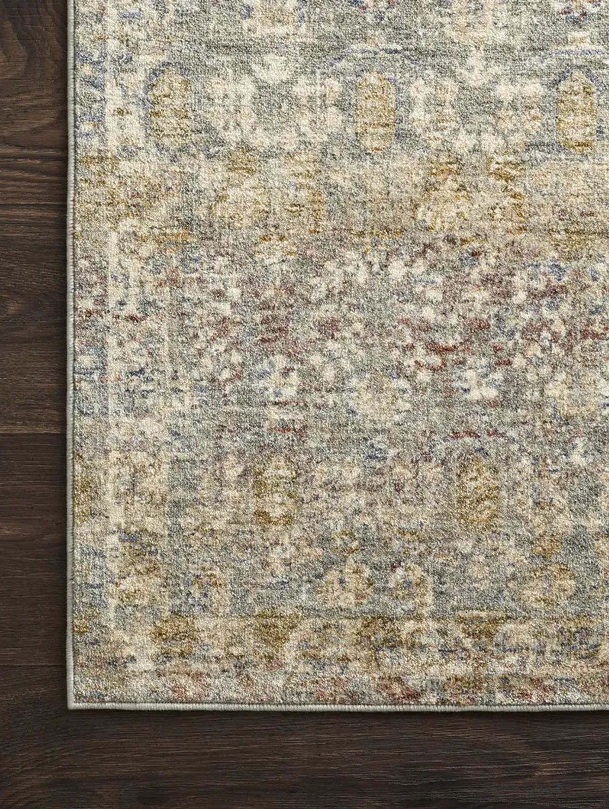 Revere REV03 Grey/Multi 3'9" x 5'9" Rug