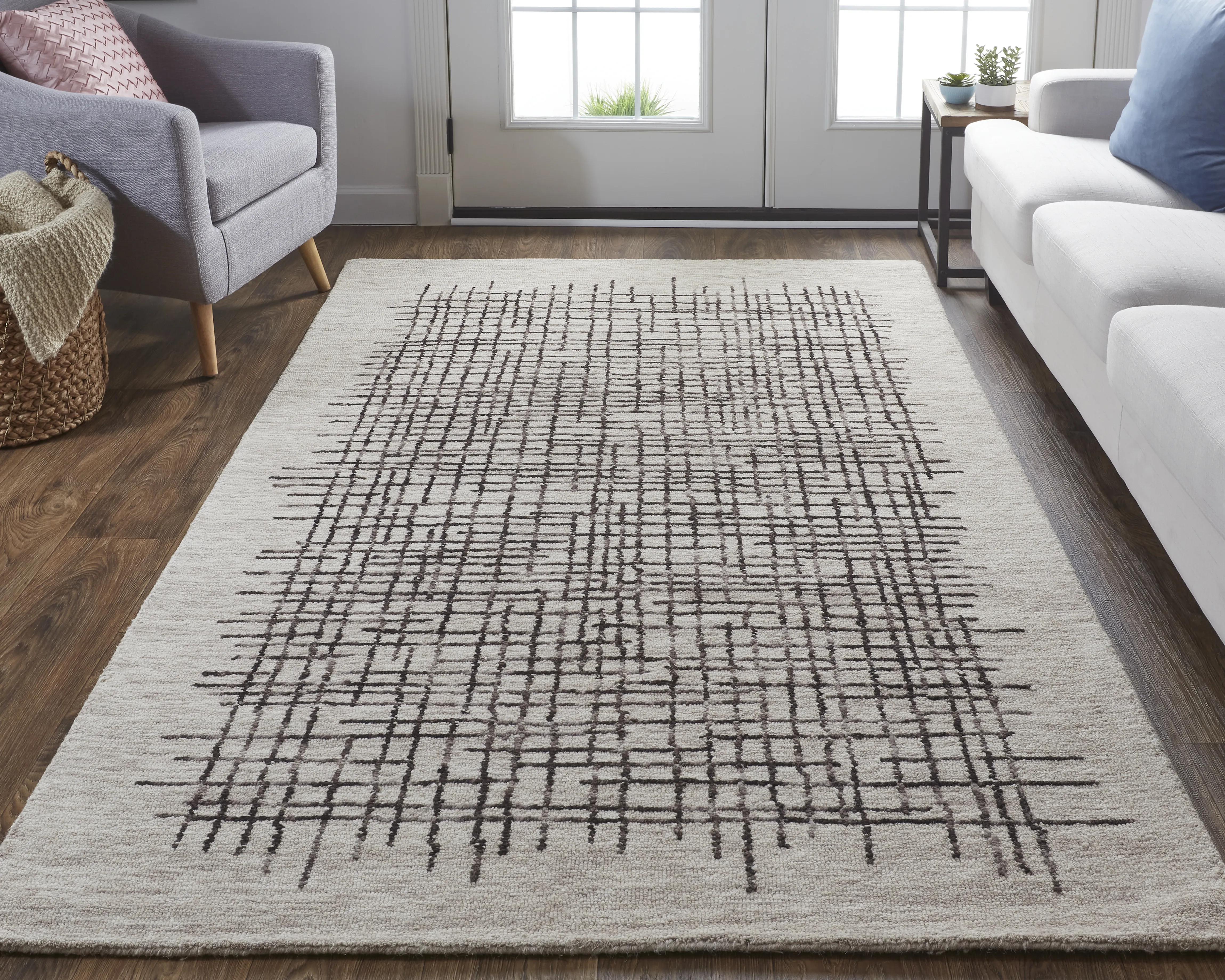 Maddox 8630F Tan/Ivory 2' x 3' Rug