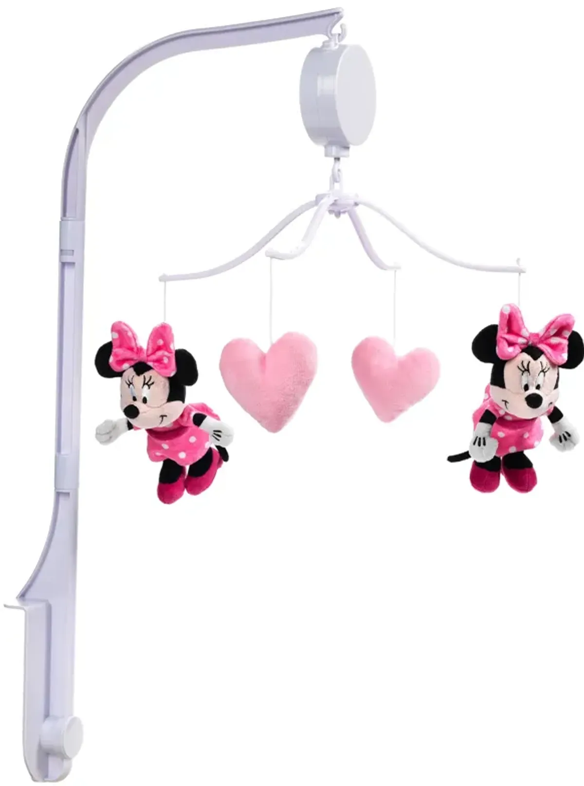 Lambs & Ivy Disney Baby Minnie Mouse Love Pink Musical Baby Crib Mobile Soother