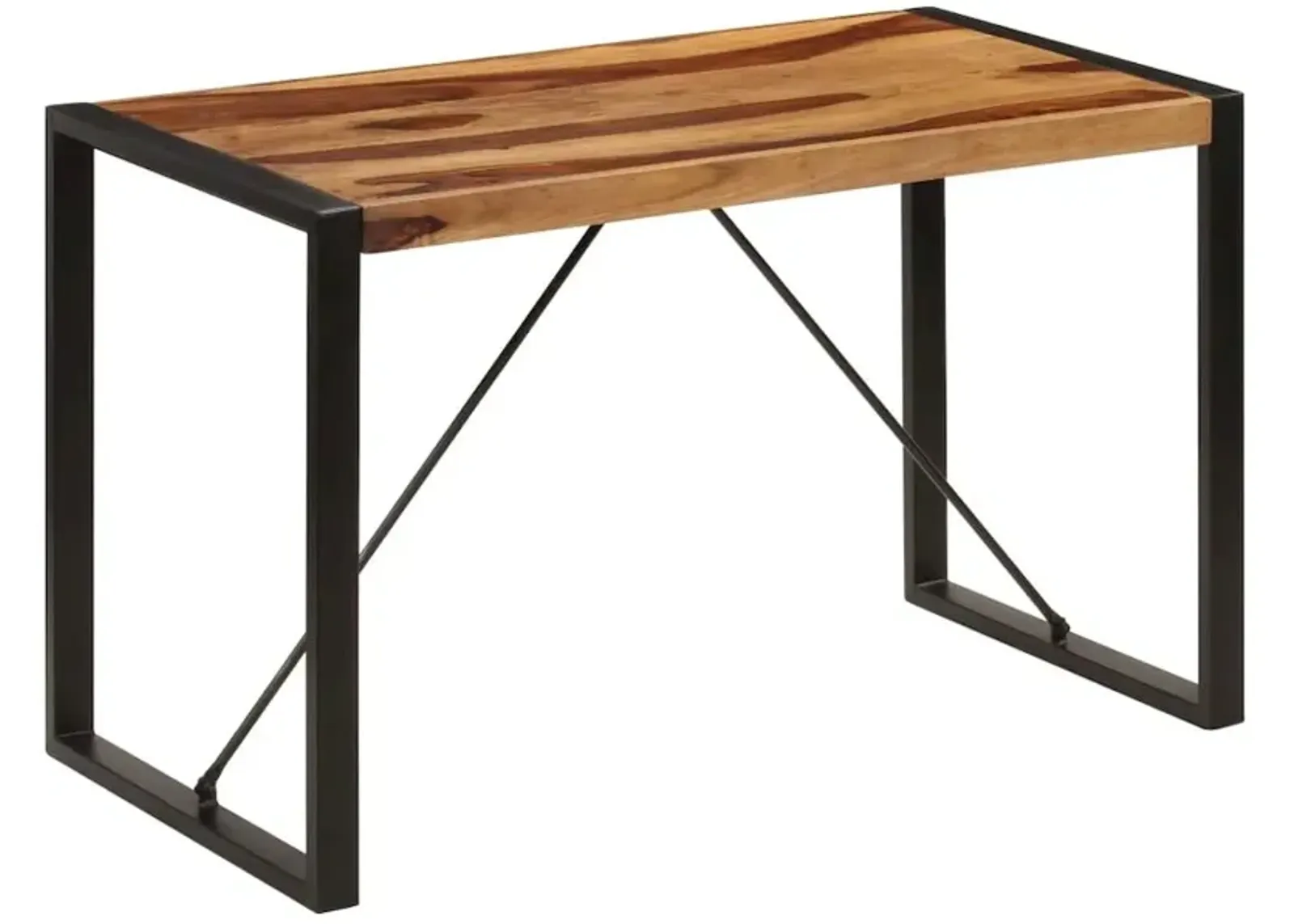 vidaXL Dining Table 47.2"x23.6"x29.9" Solid Sheesham Wood, 247423