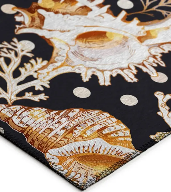 Seabreeze SZ6 Black 20" x 30" Rug