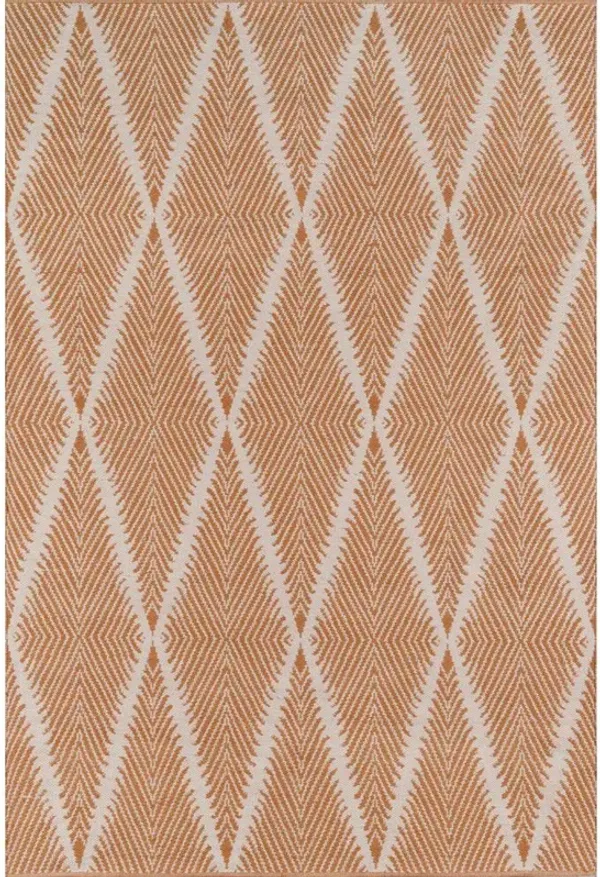 Erin Gates Contemporary Rectangle Area Rug, Orange, 5' X 7'6