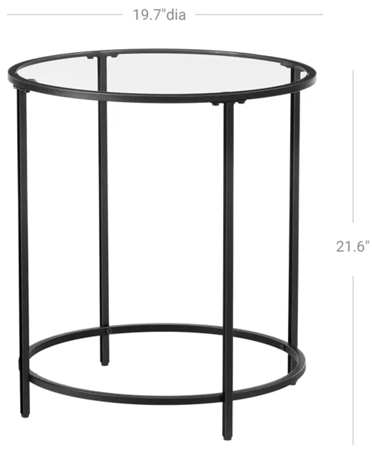 Round Side Table - Stylish and Functional Accent for Any Room