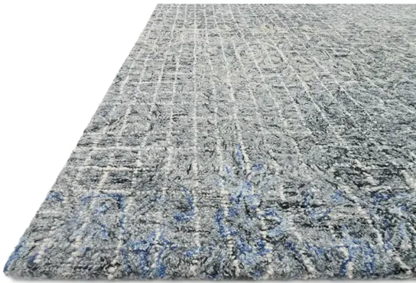 Tatum TW04 Ink/Blue 5' x 7'6" Rug