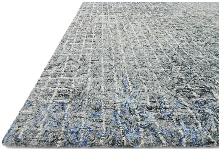 Tatum TW04 Ink/Blue 5' x 7'6" Rug