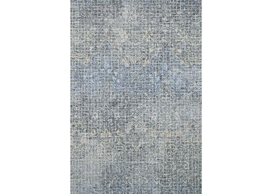 Tatum TW04 Ink/Blue 5' x 7'6" Rug