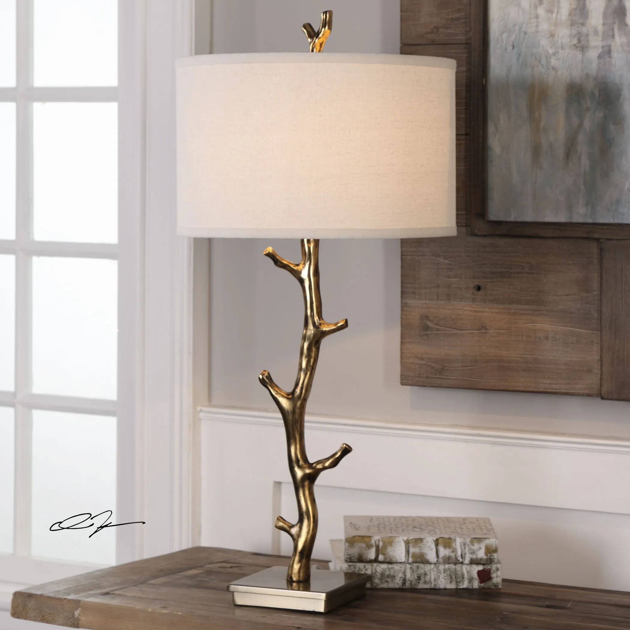 Uttermost Javor Tree Branch Table Lamp