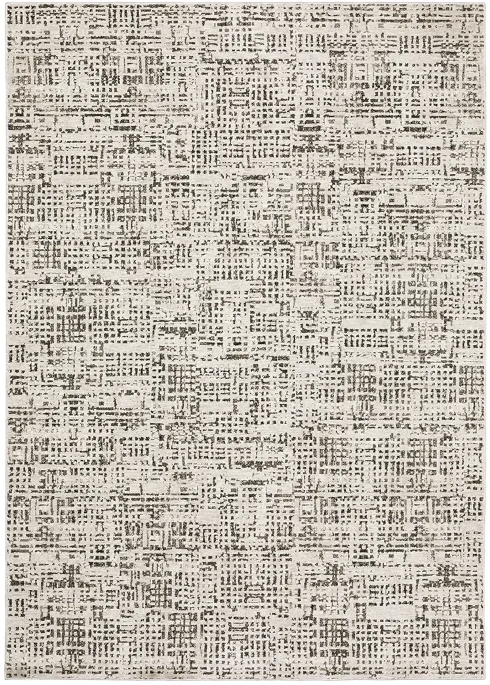 Nebulous 3'3" x 5' Abstract Ivory Rug