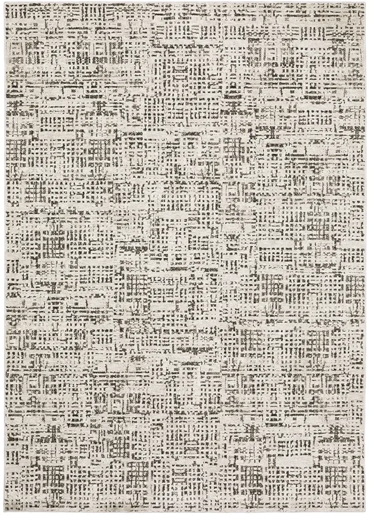 Nebulous 3'3" x 5' Abstract Ivory Rug