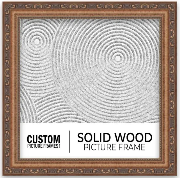Antique Gold Square Picture Frame