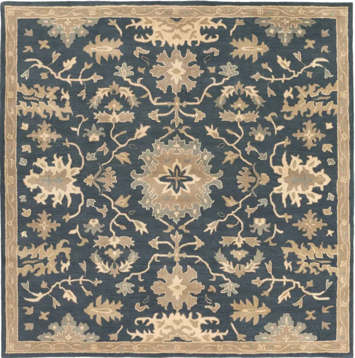 Caesar CAE-1197 9'9' Round Blue Rug