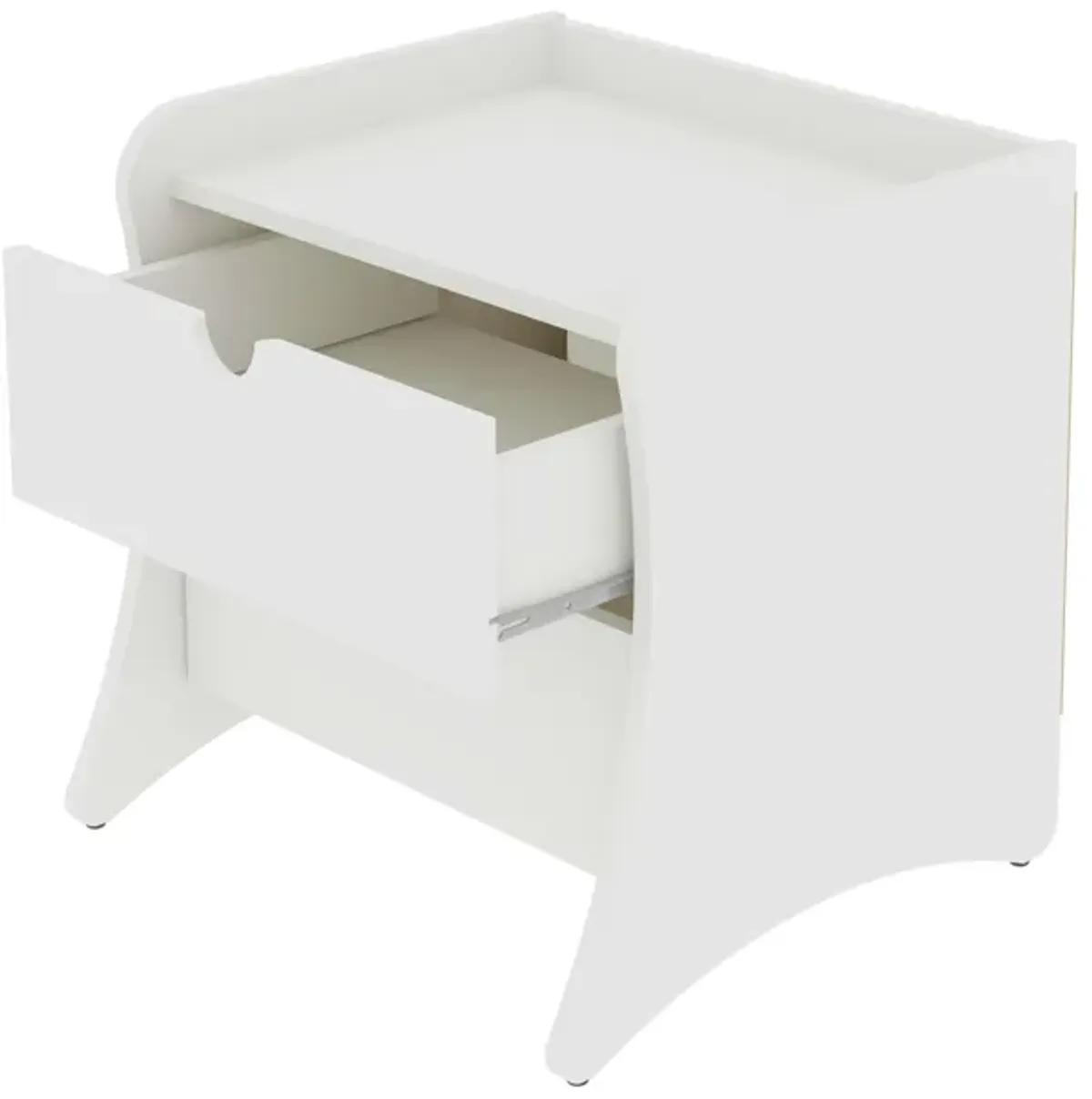 Coney White Nightstand