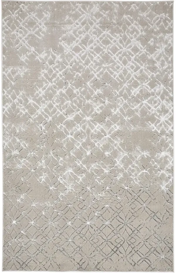 Micah 3047F Silver/Gray/White 8' x 10' Rug