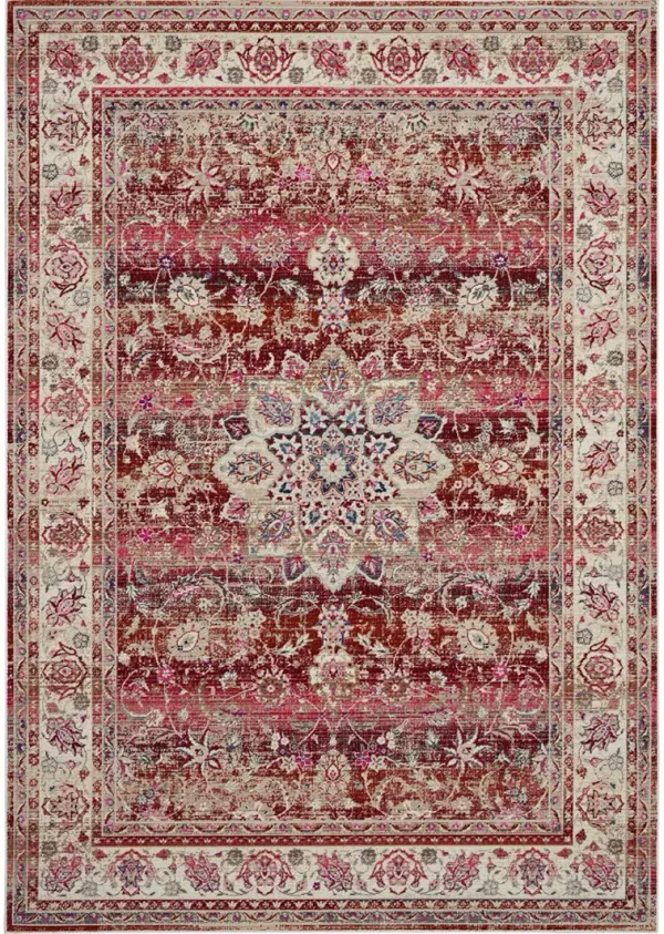 Vintage Kashan VKA01 Red 5'3" x 7'10" Rug