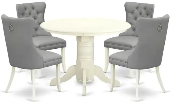 5 Piece Kitchen Table & Chairs Set