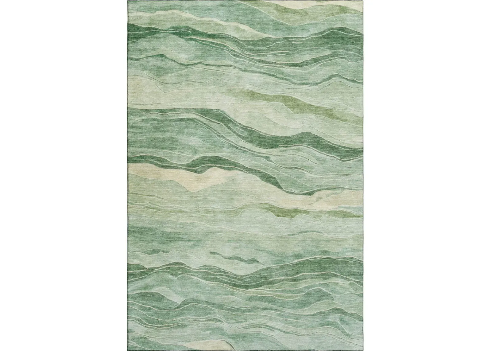 Pacifica PA6 Green 3' x 5' Rug