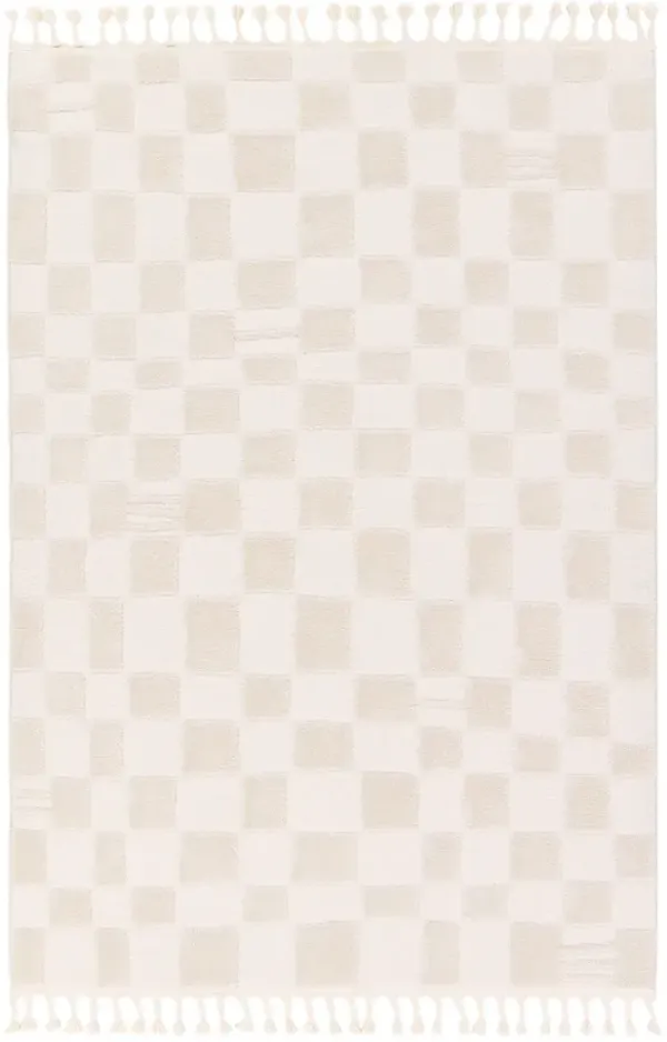 Jaida Kohar White 2'5" x 10' Runner Rug